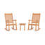 Jakarta 3pc Teak Rocker Set