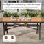 6 - Person Wicker Patio Dining Set With Rectangular Table , Cushions Included-116989628-116989625