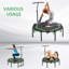 Trampoline d'intérieur pliable de 4 pi avec guidon Soozier