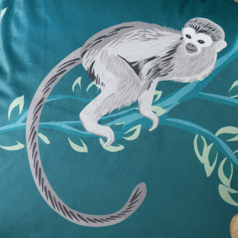 Tropical Monkey Cushion