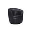 Fauteuil demi-tonneau pivotant 100% cuir italien Crandell-739950816