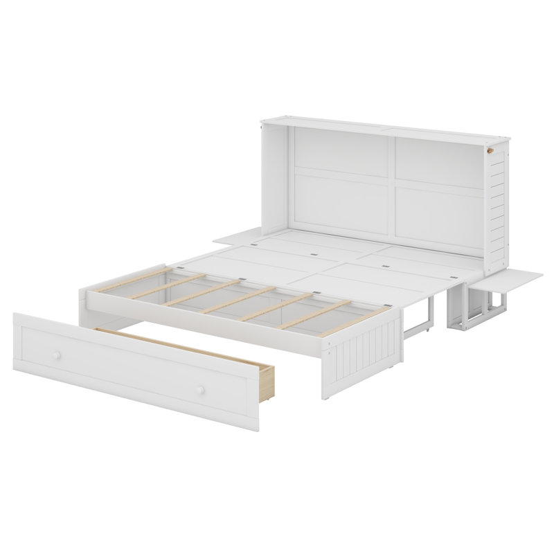 Lit escamotable avec tiroir et petites tablettes Murphy