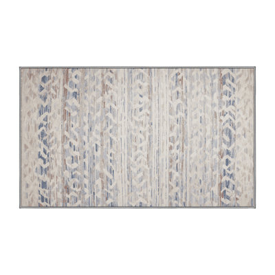 Machine Washable Gray Area Rug