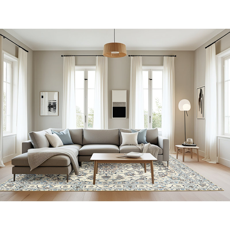 Gelbert Oriental Indoor Rug, Rectangle 8' x 12'