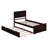 Platform Bed With Trundle Bed-456876916