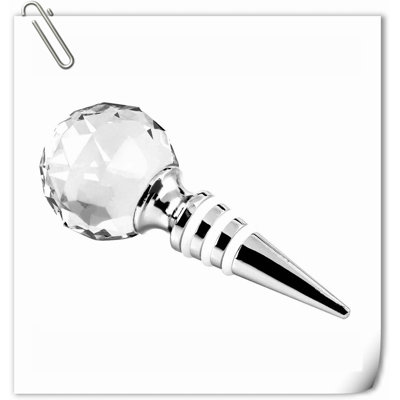 Seoin Gold Brass Stainless Steel Crystal Bottle Stopper