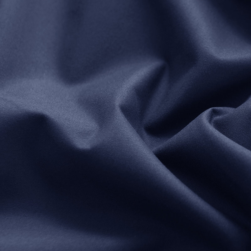 Tyres Polyester Blackout Curtain Single Panel, Navy, 52" W x 84" L