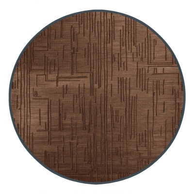 Machine Washable Abstract Brown Area Rug