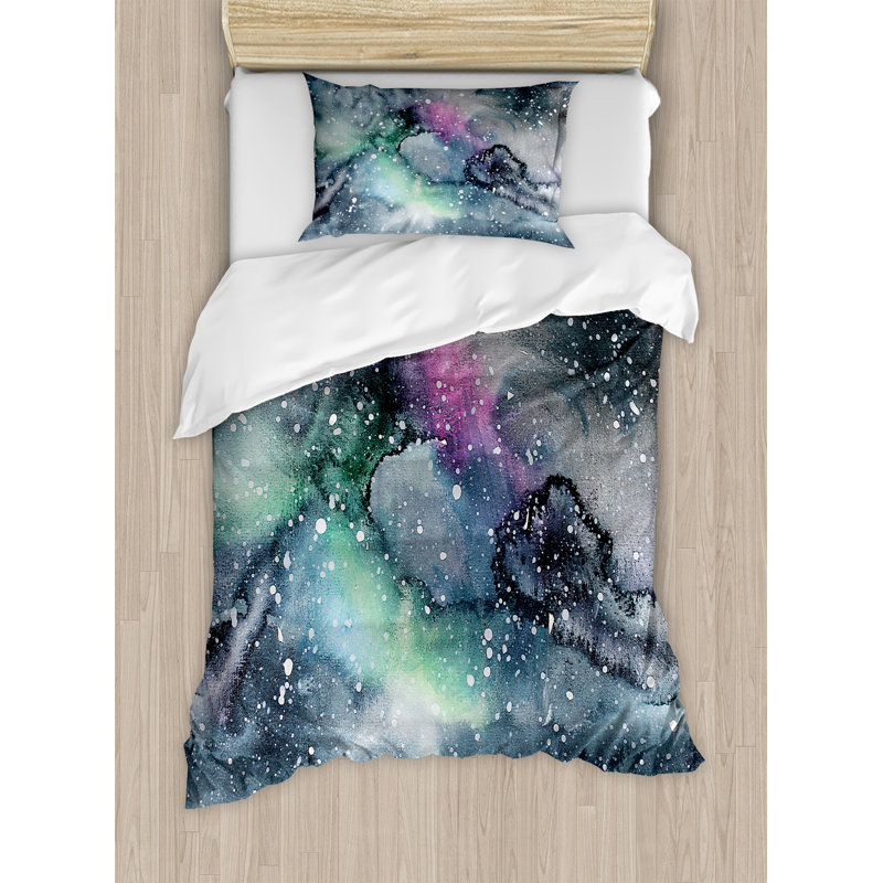 Modern & Contemporary Abstract Duvet Cover, Twin Duvet Cover + 1 Standard Sham