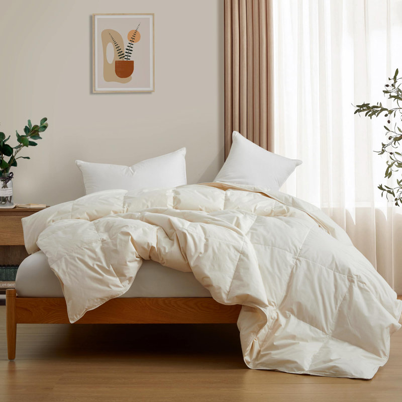 Fill Power All Season, King Down Comforter, Cream