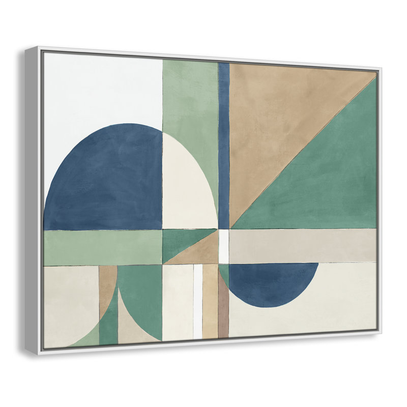 Floater Frame Canvas, 31.5" H x 41.5" W x 2" D, White Framed