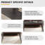 Table de salle à manger 62,99 po Modern Stone-620501885