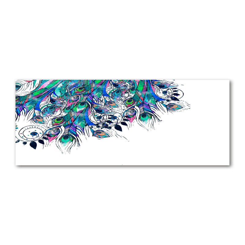 Peacock Feathers - Wrapped Canvas Print