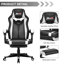 JR Knight Adjustable Armrest and Adjustable Headrest PC & Racing Game Chair-59205762