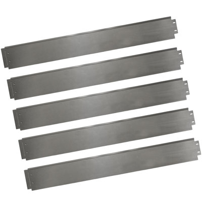 Bowerville 35.56cm H x 254cm W Silver Metal Lawn Edging