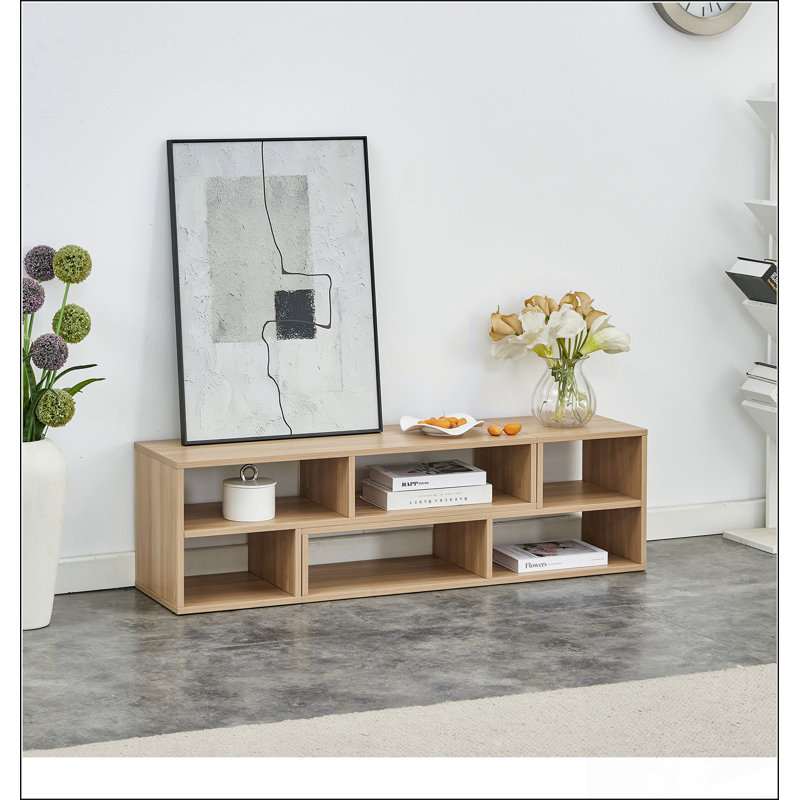 2 Pieces Cube TV Stand,Free Combination Gaming Entertainment Centre Media Stand,Open Storage Bookcase Shelf for Living Room,2 Shelf Bookcase L-Shaped TV Console Stand,with Dimensions of 47.2*12*13.4.