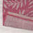 Hesperus Nevis Palm Frond Fuchsia/Light Gray Indoor/Outdoor Rug-70302768