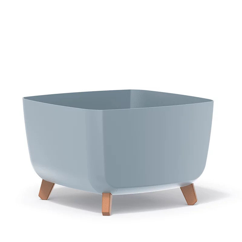 Talonda Pot Planter, Light Grey, 27cm H x 40cm W x 40cm D