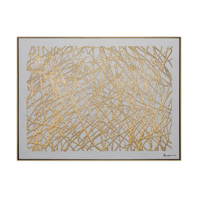 Lines of Fate Hand Painted Acrylic Painting