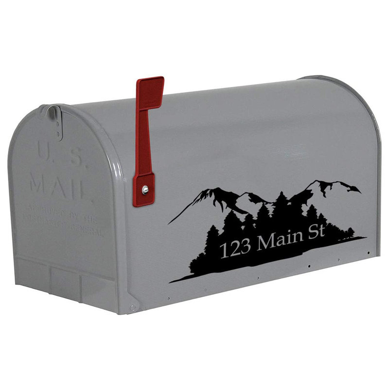 Lettre d’autocollant de 5 po, Noir