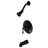 Kingston Brass Restoration Single-Handle Pressure Balanced Tub and Shower Faucet-40402463