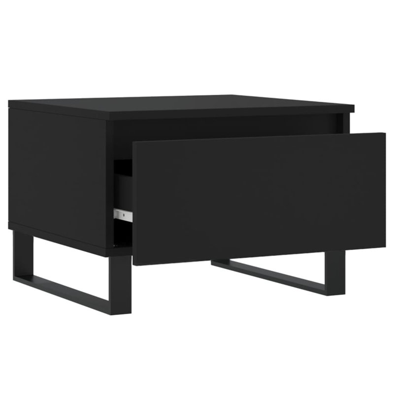 Coffee Table with Storage, Black