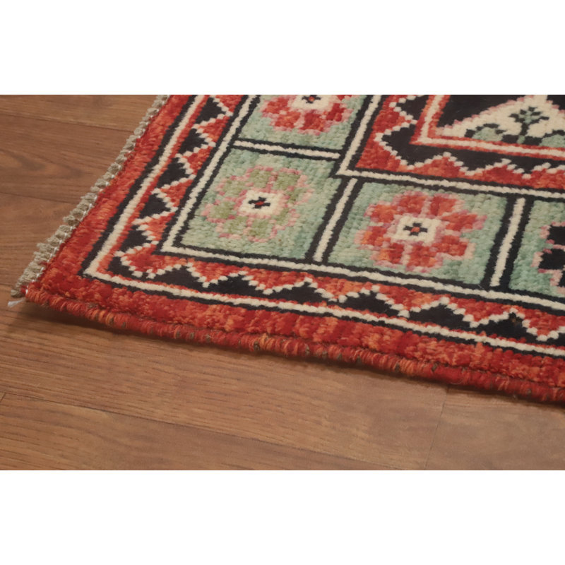Vegetable Dye Oriental Afghan Area Rug 8x11