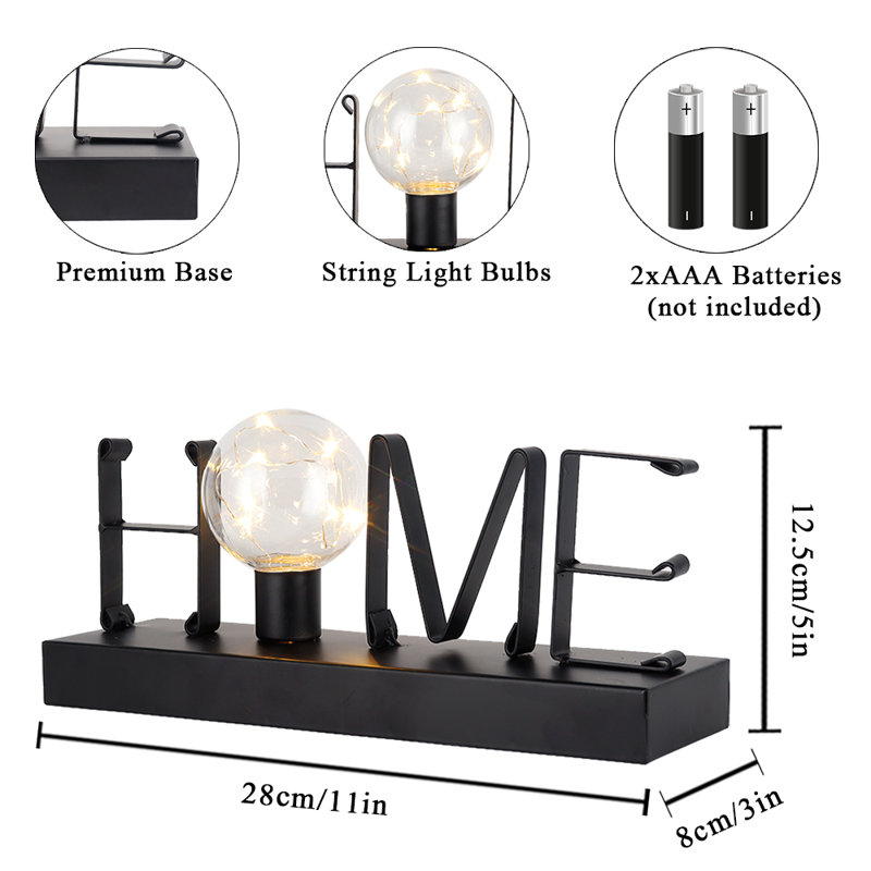 Metal Novelty Lamp