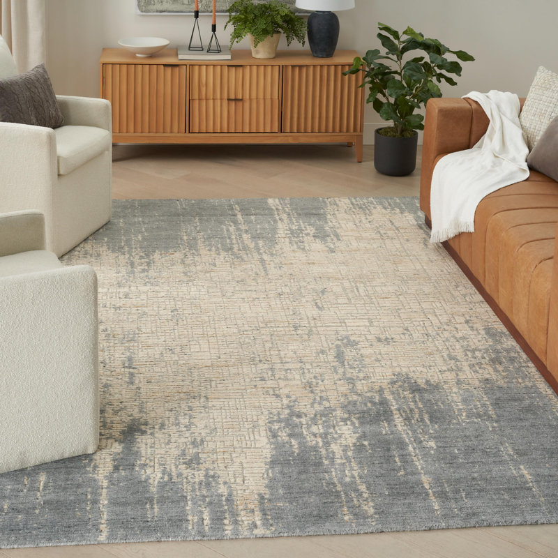 Anathea Abstract Handmade Area Rug, Rectangle 236 x 297 cm