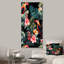 Perroquets roses et plantes tropicales I - art mural perroquet-100408305-135289689