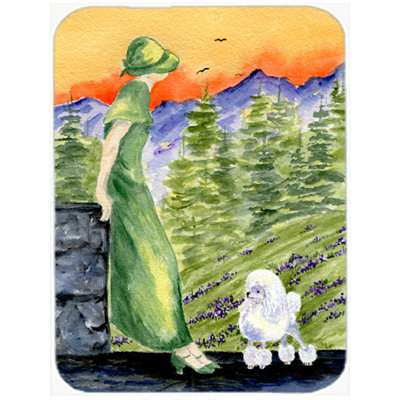 Poodle Glass Cutting Board