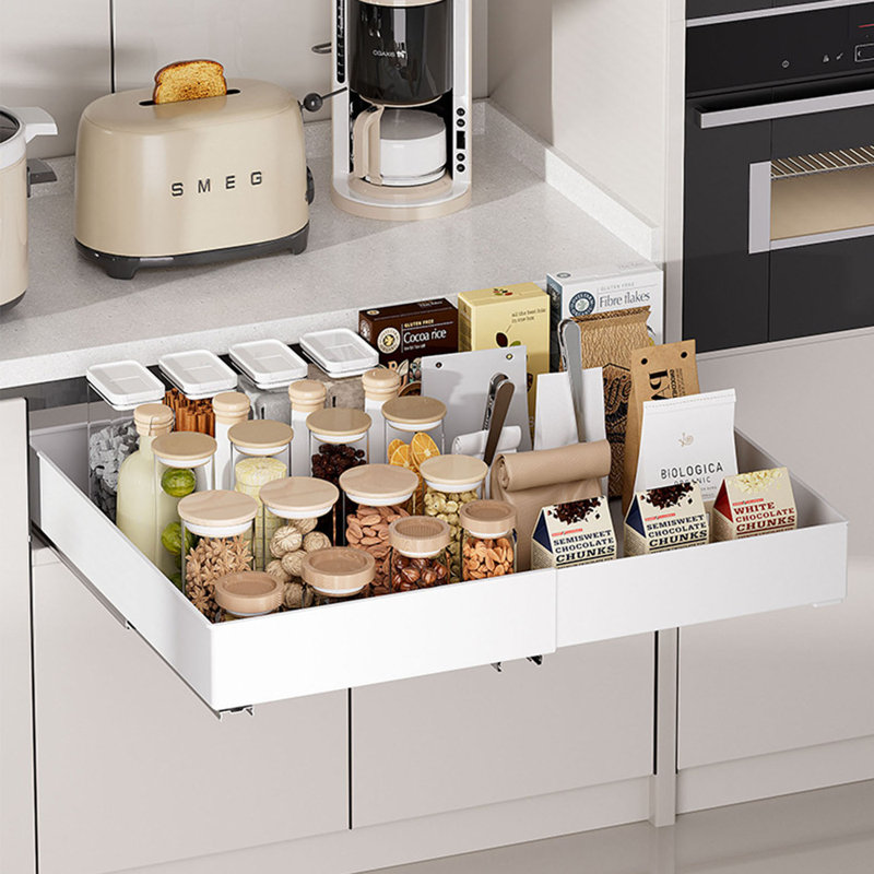 Expandable Pull Out Cabinet Organizer Adjustable
