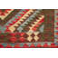 Runner Geometric Wool Hand Woven 99cm X 308cm Area Rug