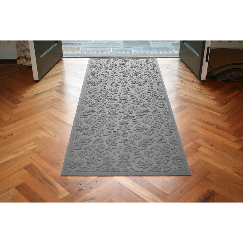 Paillasson WaterHog® Fall Day 35 po x 85 po, Gris moyen, Rectangle 2 pi 8 po x 6 pi 9 po