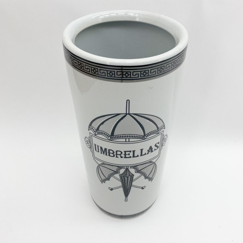 Stylish Ellianna Ceramic Freestanding Umbrella Stand – Traditional Vase Design for Umbrellas or Decorative Branches