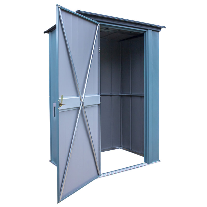 Juniper Berry Green 4' x 3' Steel Outdoor Storage Shed