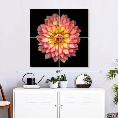 Fleur de dahlia rose Harnek