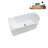 59.1'' x 28.3'' Freestanding Soaking Acrylic Bathtub-83635996