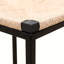 Chaise d'appoint en cuir martelé sans dossier-96885048