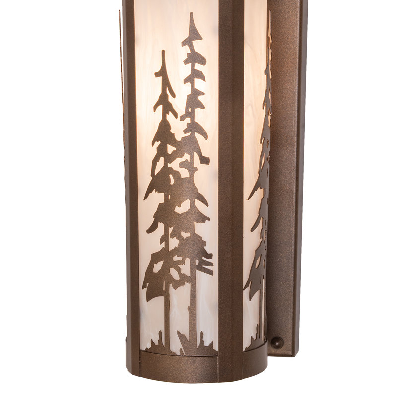 5" Wide Fulton Tall Pines Wall Sconce