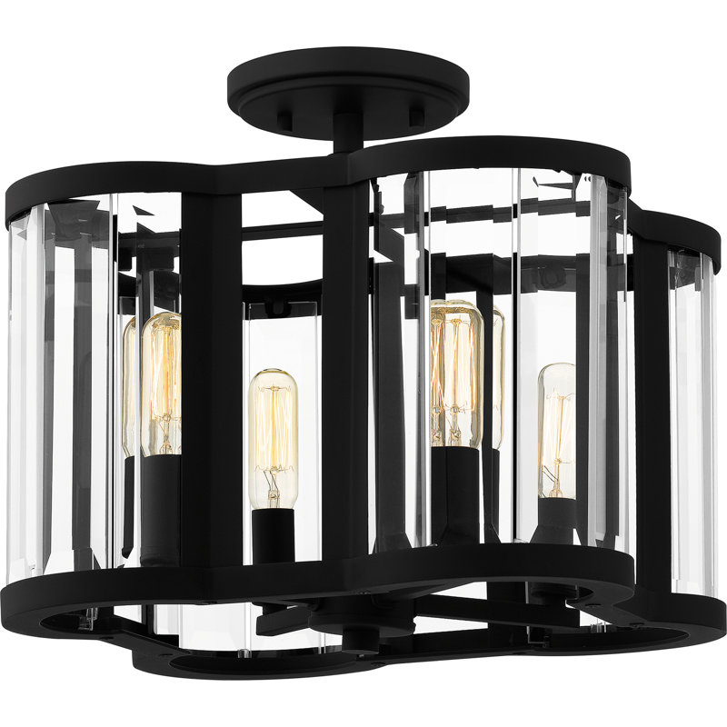 Annalice Glass Semi Flush Mount