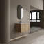 Lavabo de salle de bain mural en céramique 30 po, 2 portes à fermeture douce, contreplaqué-120329968