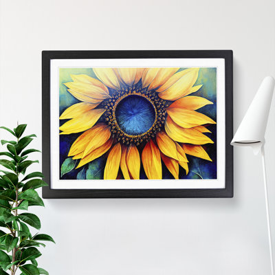 Spectacular Sunflower - Framed Print