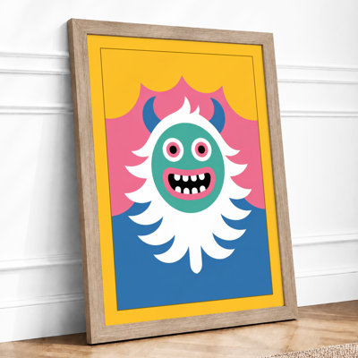 Cheerful Monster Modern - Print