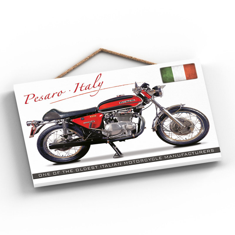 Pesaro Italy Bike - Print on MDF