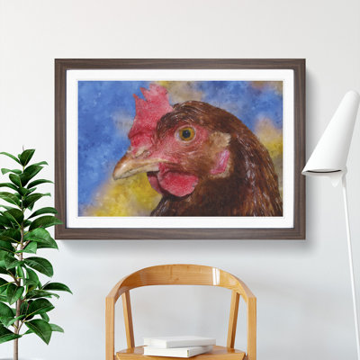 Hen - Framed Print