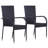 Rosalind Wheeler 3 Piece Garden Dining Set Poly Rattan Brown-263376618