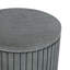 Table d'appoint ronde ronde avec motif cannelé-1534232230