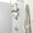 Adhesive and No Mounting / Installation Required Aluminum and Stainless Steel Shower Caddy-87327950