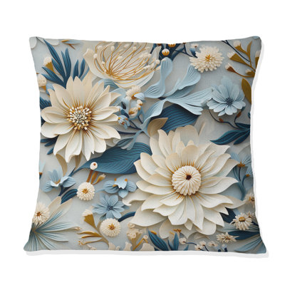 Floral Throw Pillow